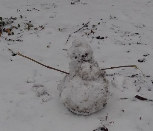 Pig-Pen the snowman