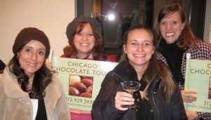 Chocolate and Champagne Tourguides at Chicago Chocolate Tours