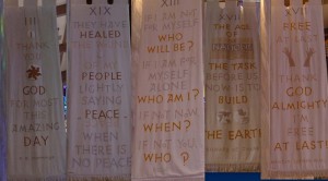 banners at Alice Millar Chapel