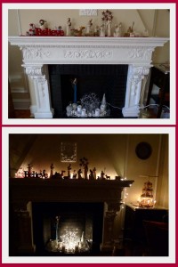 Maike's Marvels' holiday fire place