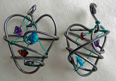 Birthstones mother daughter pair by Maike's Marvels
