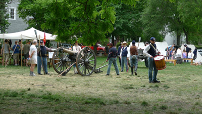 Civil war cannon Custer Fair