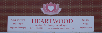 Heartwood Sign
