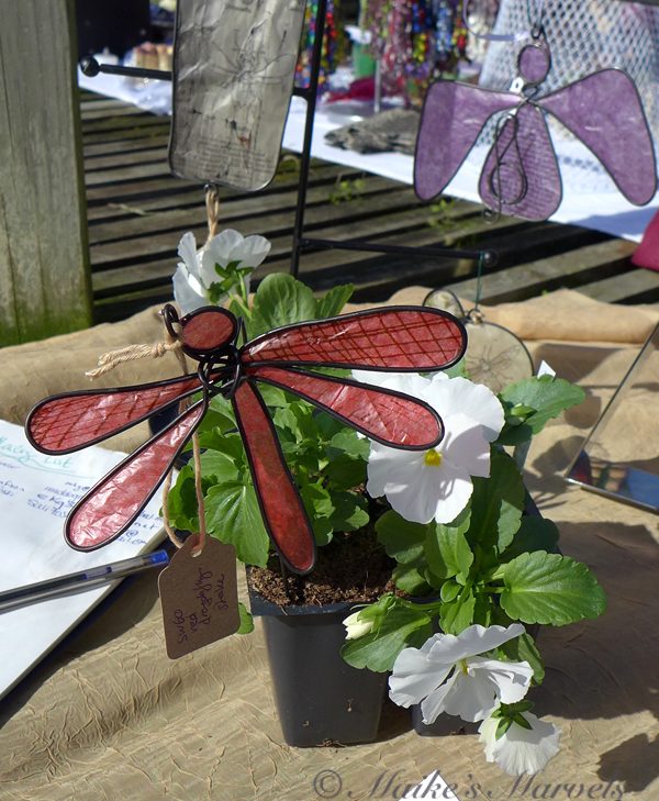 Maike's Marvels Dragonfly Plant Stake